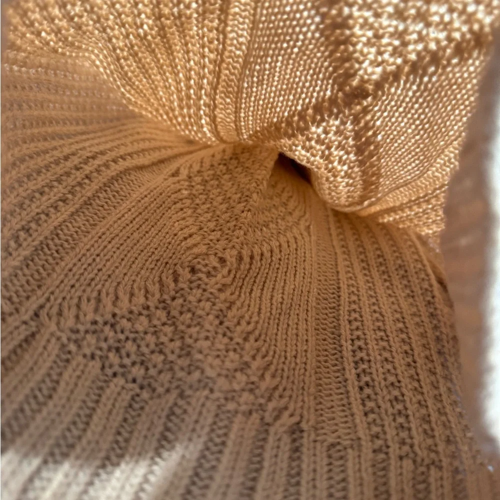 Cozy Knit Beanie in Light Pink - Picture 2 of 5